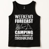 Weekend Forecast Camping With A Chance Of Drinking Tank Top