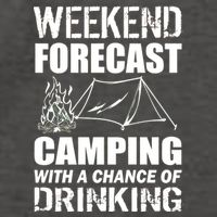 Weekend Forecast Camping With A Chance Of Drinking Vector Backpack