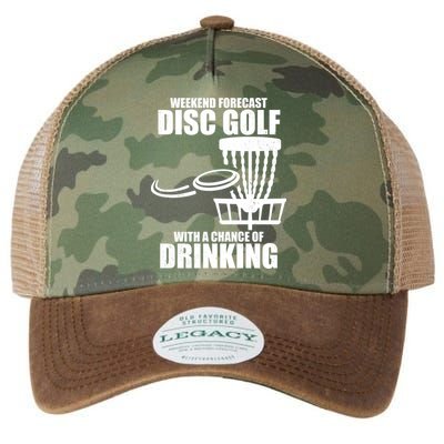 Weekend Forecast Disc Golf Chance Of Drinking Legacy Tie Dye Trucker Hat