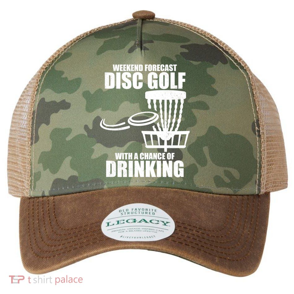 Weekend Forecast Disc Golf Chance Of Drinking Legacy Tie Dye Trucker Hat