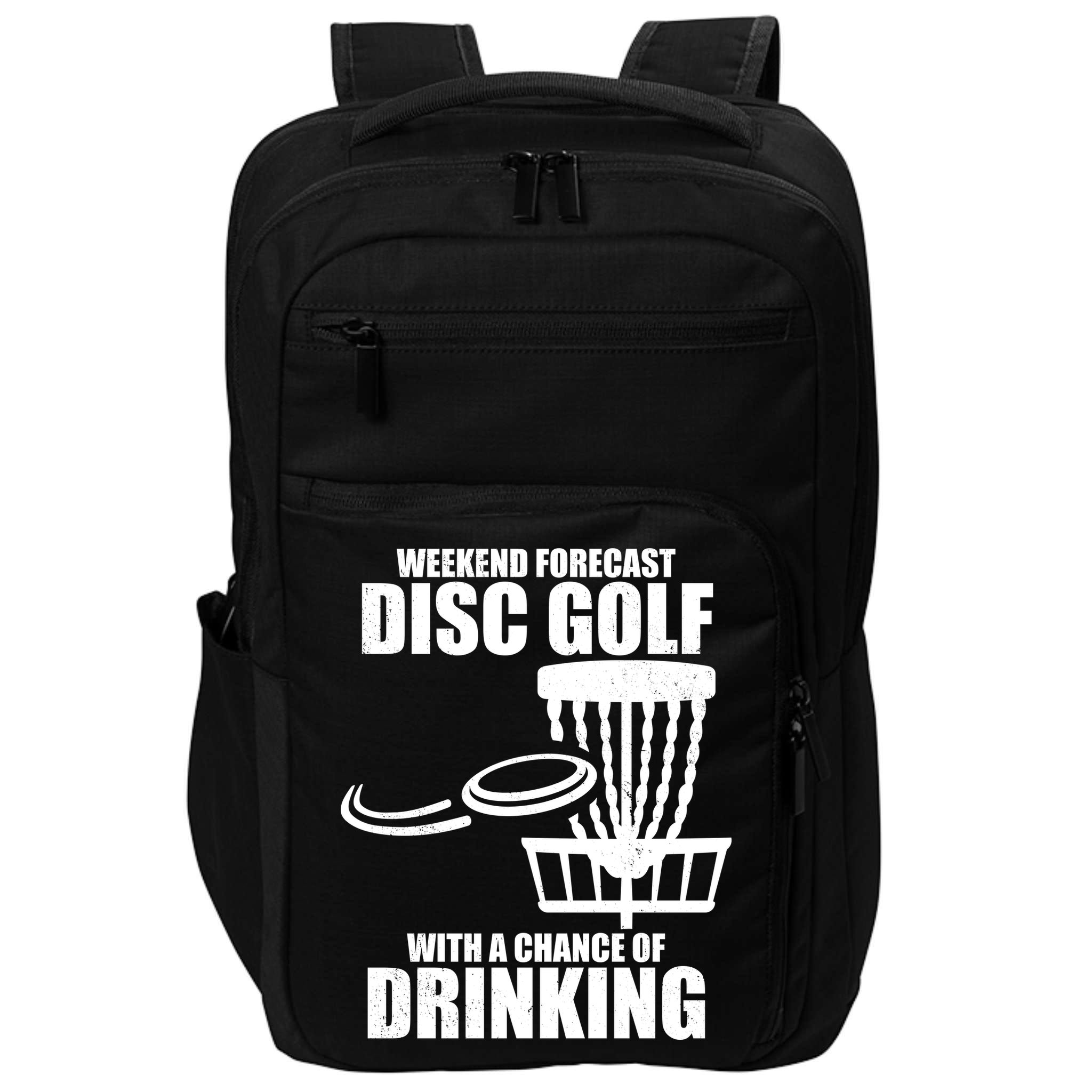 Weekend Forecast Disc Golf Chance Of Drinking Impact Tech Backpack