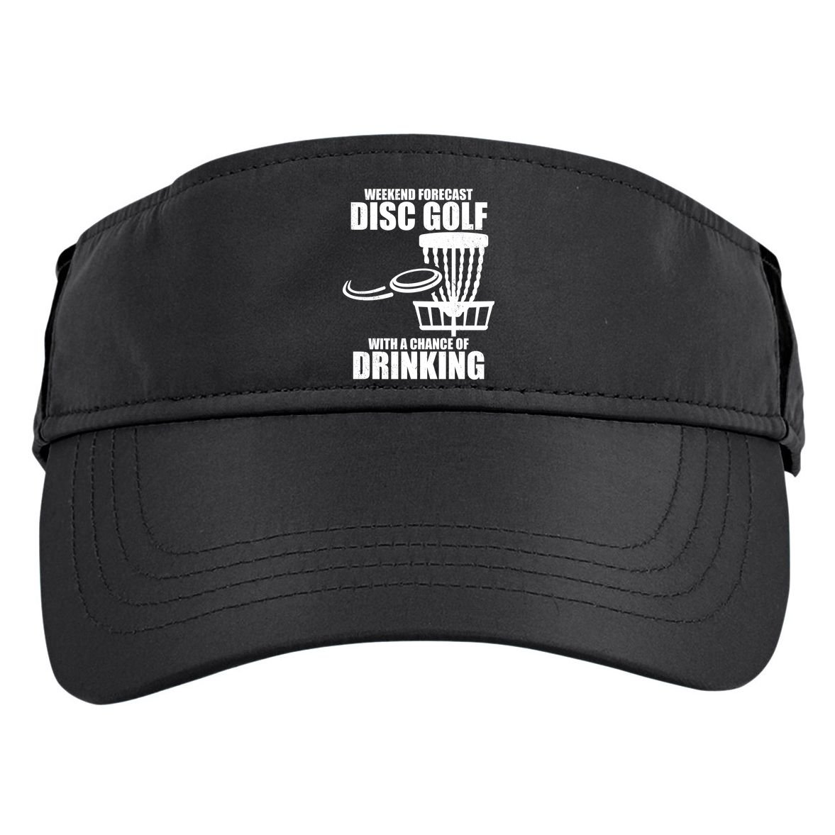Weekend Forecast Disc Golf Chance Of Drinking Adult Drive Performance Visor