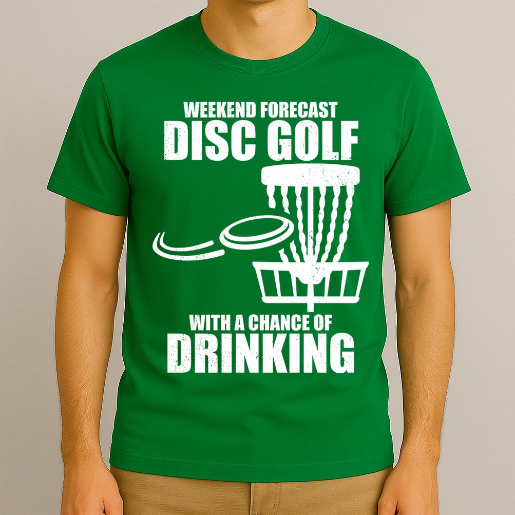 Weekend Forecast Disc Golf Chance Of Drinking T-Shirt
