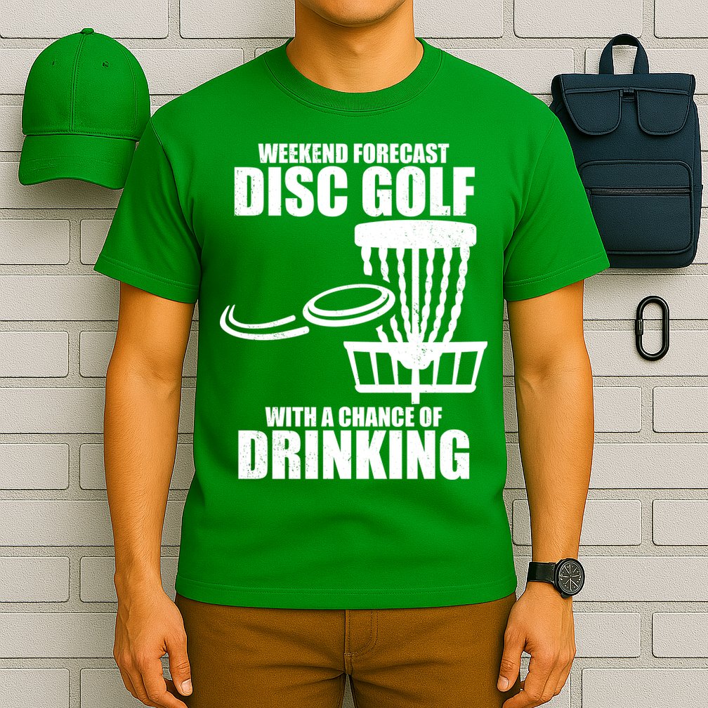 Weekend Forecast Disc Golf Chance Of Drinking T-Shirt