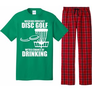 Weekend Forecast Disc Golf Chance Of Drinking Pajama Set