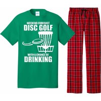 Weekend Forecast Disc Golf Chance Of Drinking Pajama Set