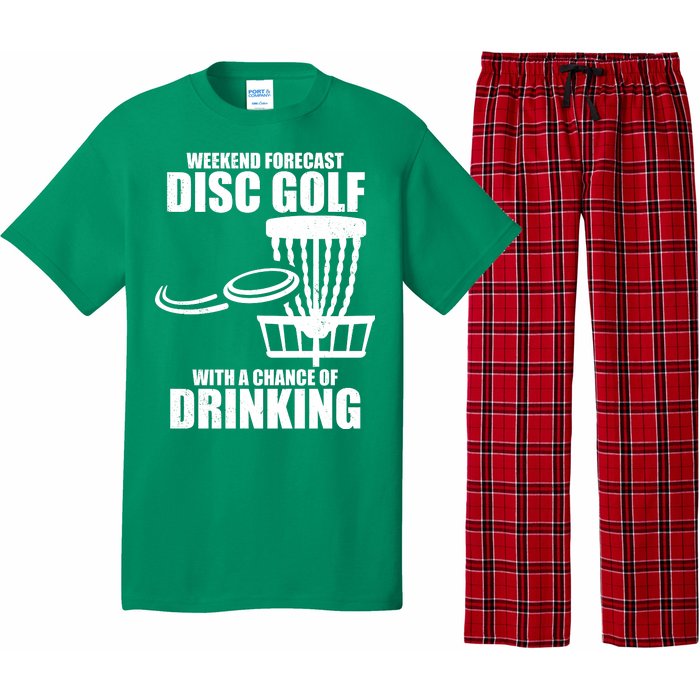 Weekend Forecast Disc Golf Chance Of Drinking Pajama Set