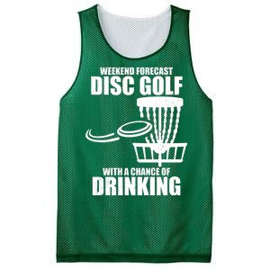 Weekend Forecast Disc Golf Chance Of Drinking Mesh Reversible Basketball Jersey Tank