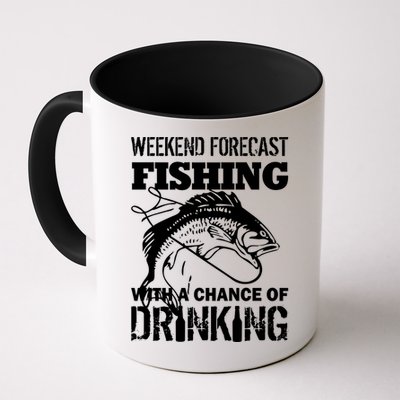Weekend Forecast Fishing With A Chance Of Drinking Mug