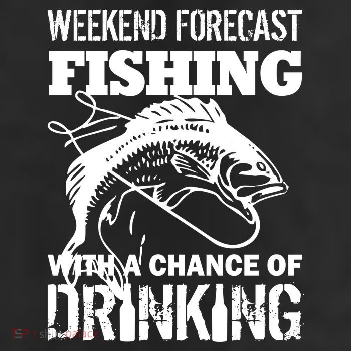 Weekend Forecast Fishing With A Chance Of Drinking 11oz C Handle Ceramic Mug