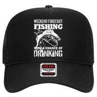 Weekend Forecast Fishing With A Chance Of Drinking Trucker Hat