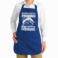 Weekend Forecast Fishing With A Chance Of Drinking Apron