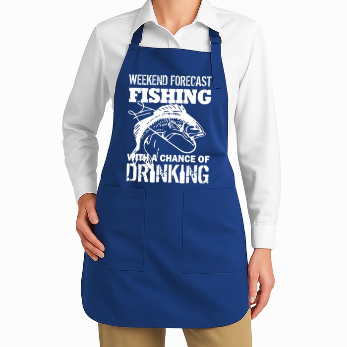 Weekend Forecast Fishing With A Chance Of Drinking Apron