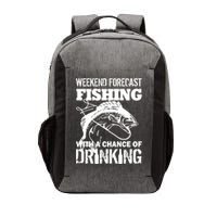 Weekend Forecast Fishing With A Chance Of Drinking Vector Backpack