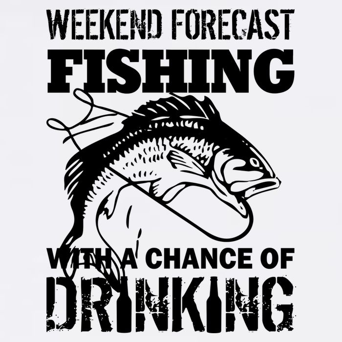 Weekend Forecast Fishing With A Chance Of Drinking Garment-Dyed Sweatshirt
