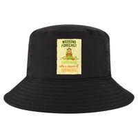 Weekend Forecast Gardening With A Chance Of Drinking Cool Comfort Performance Bucket Hat