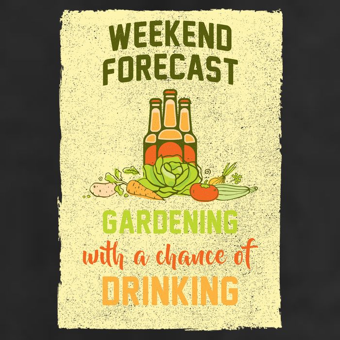 Weekend Forecast Gardening With A Chance Of Drinking Cool Comfort Performance Bucket Hat