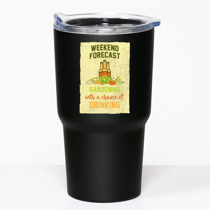 Weekend Forecast Gardening With A Chance Of Drinking Tumbler