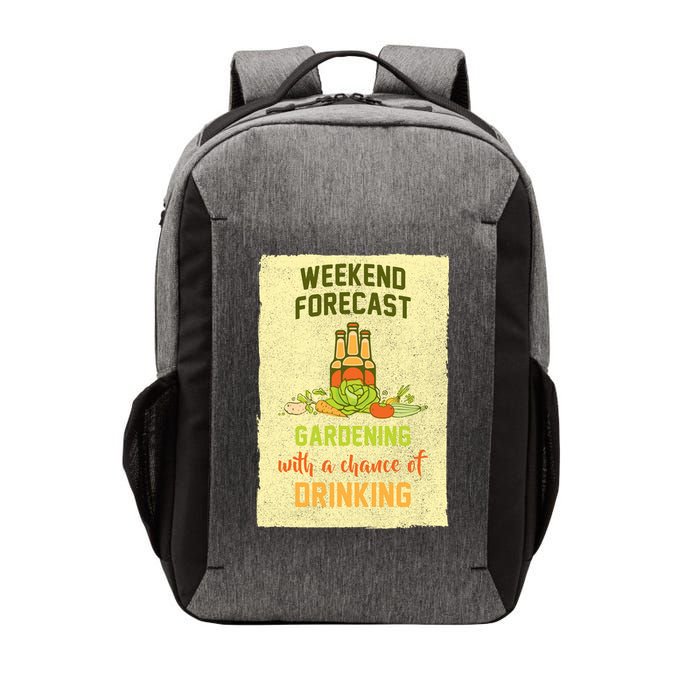 Weekend Forecast Gardening With A Chance Of Drinking Vector Backpack