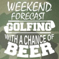 Weekend Forecast Golfing With A Side Of Beer Legacy Tie Dye Trucker Hat