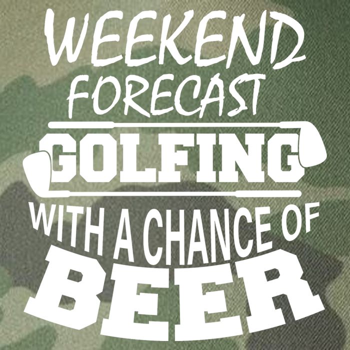 Weekend Forecast Golfing With A Side Of Beer Legacy Tie Dye Trucker Hat