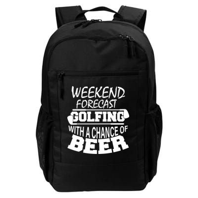 Weekend Forecast Golfing With A Side Of Beer Backpack