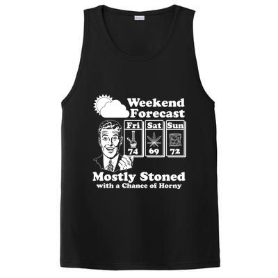 Weekend Forecast Mostly Stone With A Chance of Horny Vintage Retro PosiCharge Competitor Tank
