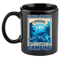 Weekend Forecast Offroading Chance Of Camping 11oz C Handle Ceramic Mug