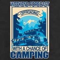 Weekend Forecast Offroading Chance Of Camping 11oz C Handle Ceramic Mug