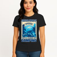 Weekend Forecast Offroading Chance Of Camping Womens T-Shirt