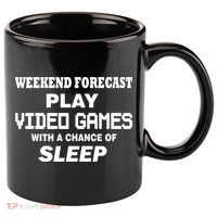 Weekend Forecast Play Video Games 11oz C Handle Ceramic Mug