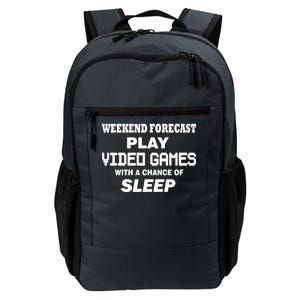 Weekend Forecast Play Video Games Daily Commute Backpack