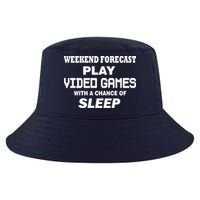 Weekend Forecast Play Video Games Cool Comfort Performance Bucket Hat