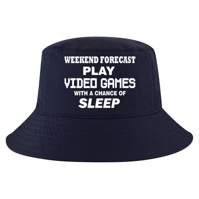 Weekend Forecast Play Video Games Cool Comfort Performance Bucket Hat