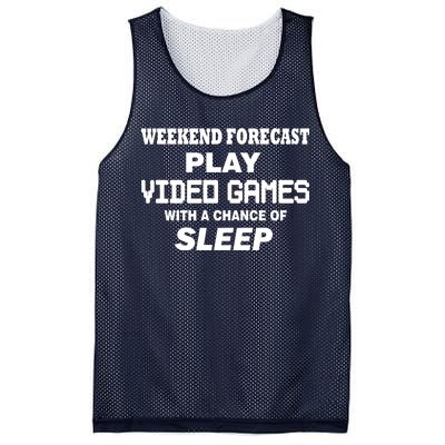 Weekend Forecast Play Video Games Mesh Reversible Basketball Jersey Tank