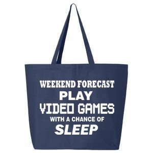 Weekend Forecast Play Video Games 25L Jumbo Tote