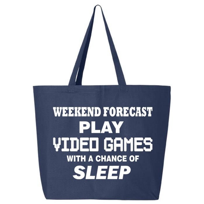 Weekend Forecast Play Video Games 25L Jumbo Tote