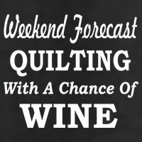 Weekend Forecast Quilting And Wine Cool Comfort Performance Bucket Hat