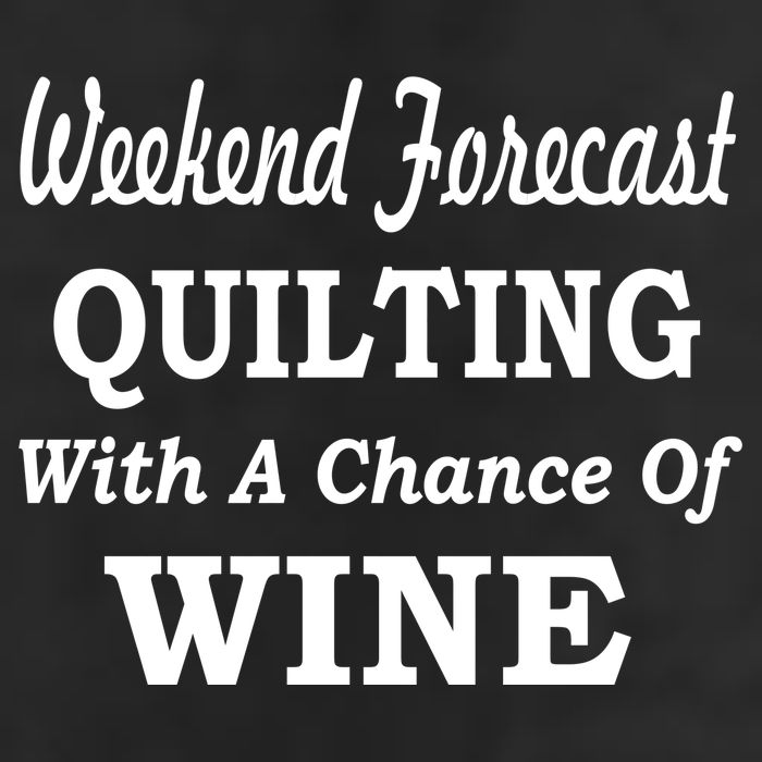 Weekend Forecast Quilting And Wine Cool Comfort Performance Bucket Hat