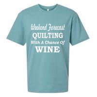Weekend Forecast Quilting And Wine Sueded Cloud Jersey T-Shirt