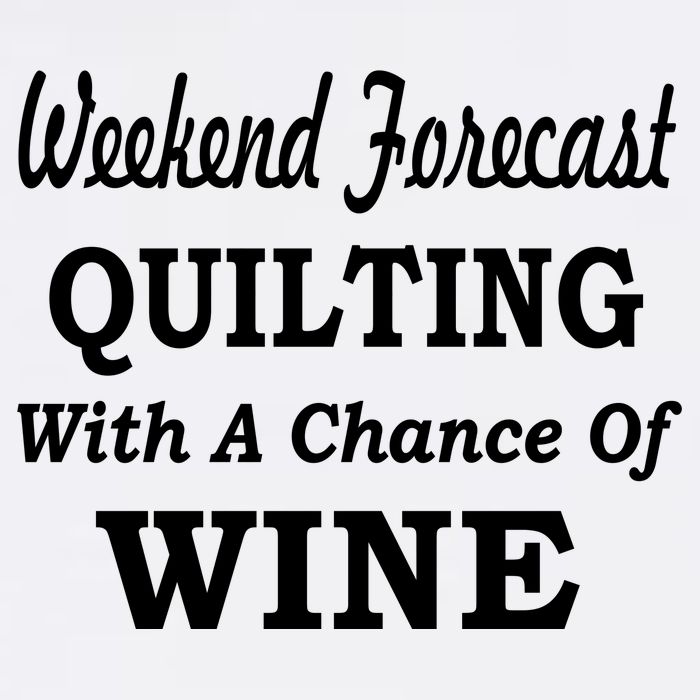 Weekend Forecast Quilting And Wine Garment-Dyed Sweatshirt