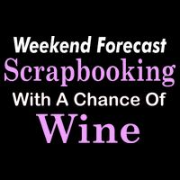 Weekend Forecast Scrapbooking Chance Of Wine Pom Pom 12in Knit Beanie