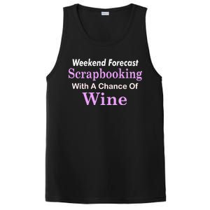 Weekend Forecast Scrapbooking Chance Of Wine PosiCharge Competitor Tank