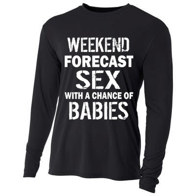 Weekend Forecast Sex With A Chance Of Babies Cooling Performance Long Sleeve Crew