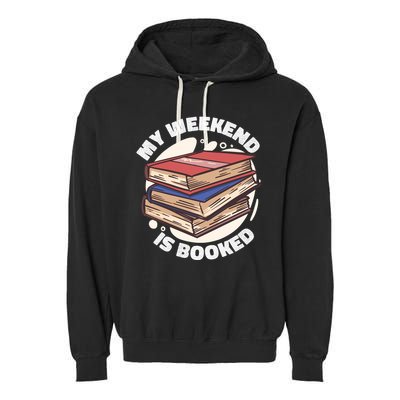 Weekend Is Booked Garment-Dyed Fleece Hoodie