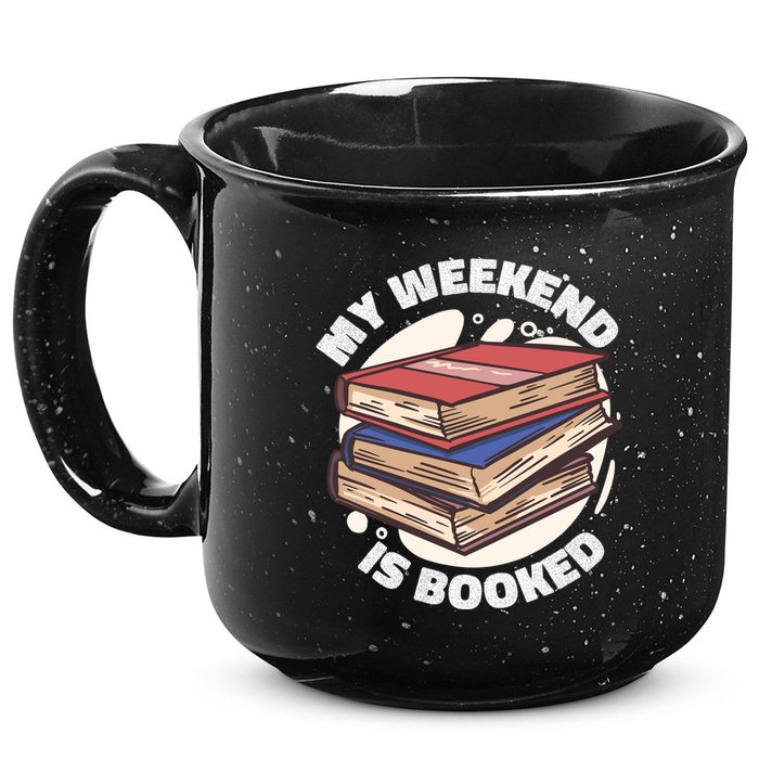 Weekend Is Booked 15oz Campfire Ceramic Mug