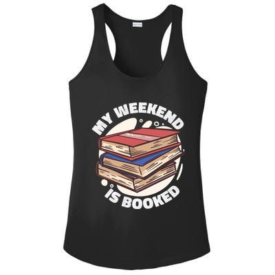 Weekend Is Booked Ladies PosiCharge Competitor Racerback Tank
