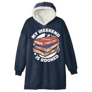 Weekend Is Booked Hooded Wearable Blanket