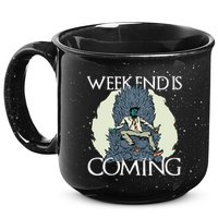 Weekend Is Coming 15oz Campfire Ceramic Mug