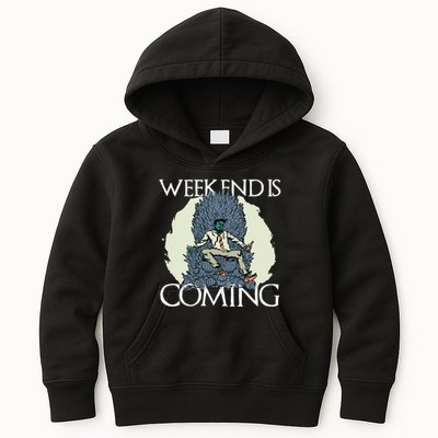 Weekend Is Coming Kids Hoodie